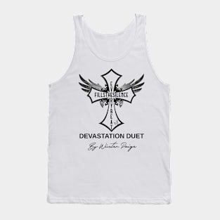 Devastation Beat vs Silence Tank Top